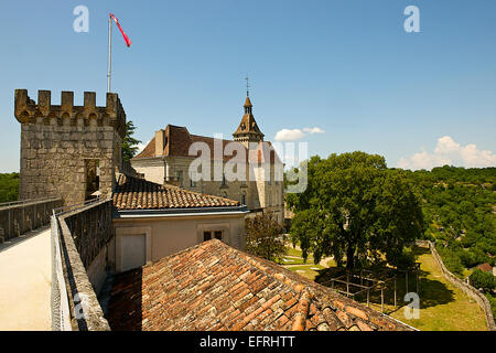 Rocamadour Burg, Frankreich Stockfoto