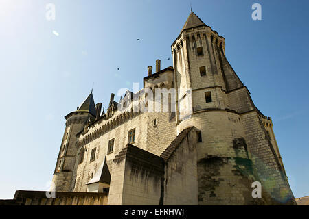 Chateau de Saumur, Frankreich Stockfoto