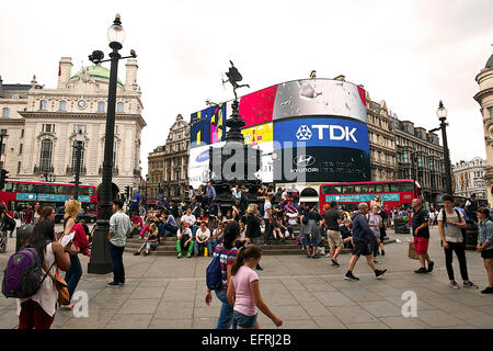 Piccadilly Circus, London, UK Stockfoto