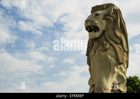 Riesige Singapur Merlion-Symbol auf der Insel Sentosa Stockfoto