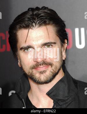 Los Angeles, CA, USA. 9. Februar 2015. Juanes im Ankunftsbereich für MCFARLAND Premiere, El Capitan Theatre, Los Angeles, CA 9. Februar 2015. Bildnachweis: Elizabeth Goodenough/Everett Collection/Alamy Live-Nachrichten Stockfoto