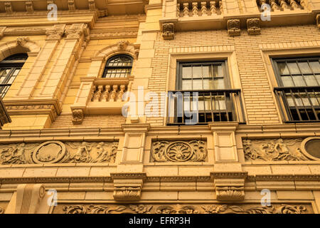 exquisite Gebäudehülle in römischen europäischer Dekoration Stockfoto