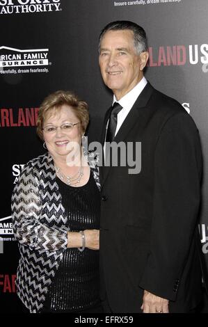 Los Angeles, CA, USA. 9. Februar 2015. Jim White im Ankunftsbereich für MCFARLAND Premiere, El Capitan Theatre, Los Angeles, CA 9. Februar 2015. Bildnachweis: Michael Germana/Everett Collection/Alamy Live-Nachrichten Stockfoto