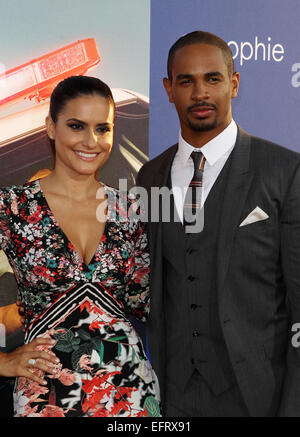 "Seien wir Cops" Los Angeles Premiere - Arrivals Featuring: Samara Saraiva, Damon Wayans Jr.. Wo: Hollywood, Kalifornien, Vereinigte Staaten, wann: 8. August 2014 Stockfoto