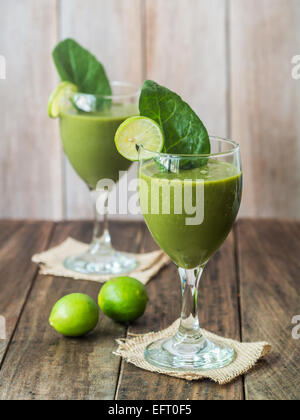 Grüner smoothie Stockfoto