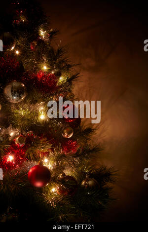 Traditioneller Christbaumschmuck Stockfoto