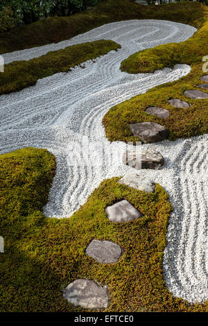 Japan - Kyoto - Kies Zengärten Daitoku-Ji Tempels, Kyoto Stockfoto