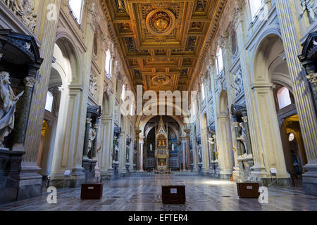 San Giovanni in Laterano. Innenraum. Stockfoto