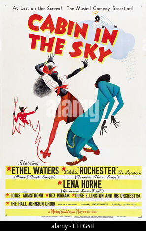 Cabin in the Sky - Afro American Musical Comedy - Filmposter Stockfoto