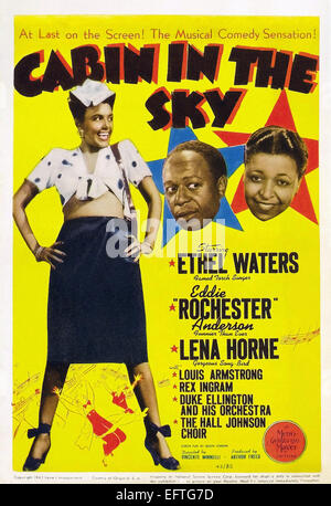 Cabin in the Sky - Afro American Musical Comedy - Filmposter Stockfoto