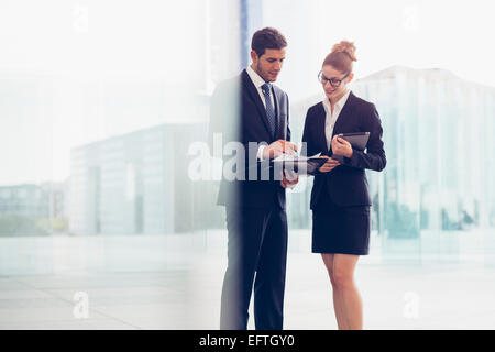 Business-Leute treffen Stockfoto