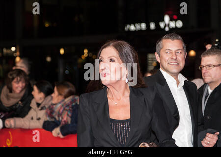 Berlin, Deutschland. 9. Februar 2015. Katy Karrenbauer bei der Premiere von "Frau in Gold" während der 65. internationalen Film Festivals Berlinale in Berlin Deutschland am 9. Februar 2015 Credit: Stefan Papp/Alamy Live News Stockfoto