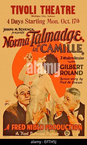 Camille - 1925 - Norma Talmadge - Filmplakat Stockfoto