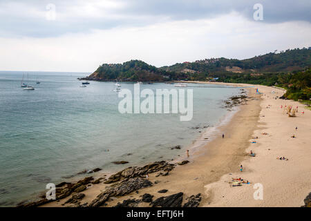 Blick über Ba Kantiang Bay, Ko Lanta, Thailand (Koh). Stockfoto