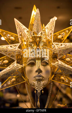 Karneval in Venedig Maske Stockfoto