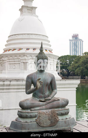 Seema Malaka Meditationszentrum, Colombo, Sri Lanka. Stockfoto