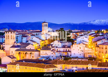 Segovia, Spanien alt Stadt Stadtbild. Stockfoto