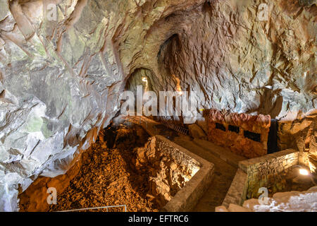 Italien-Friuli-Venezia-Giulia-Antro A Dorf in der Nähe von Pulfero in der Provinz Udine die Höhle von San Giovanni d Stockfoto