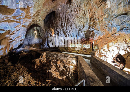 Italien-Friuli-Venezia-Giulia-Antro A Dorf in der Nähe von Pulfero in der Provinz Udine die Höhle von San Giovanni d Stockfoto