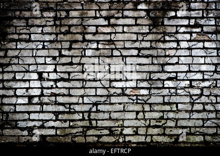 Mauer - schwarze & weißen Hintergrund Stockfoto