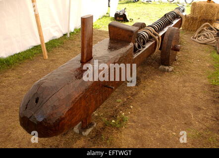 AJAXNETPHOTO 20. August 2008, Krusmyntagatan, Gotland, Schweden - HUMA - Heritage Underwater Marine Archäologie - Replik der Kanone erholte sich in der Nähe von Visby und im Juni 2008 entlassen.  FOTO: JONATHAN EASTLAND/AJAX REF: 82008 1187 Stockfoto