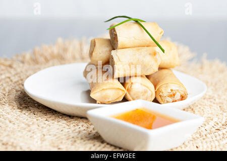 Thai Spring Roll Vorspeisen Stockfoto