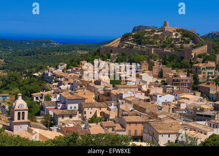 Capdepera, Burg, Mallorca Insel, Mallorca, Balearische Inseln, Spanien, Europa. Stockfoto