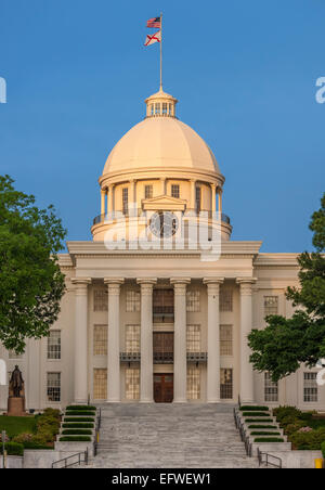 Montgomery Alabama State Capitol building Stockfoto