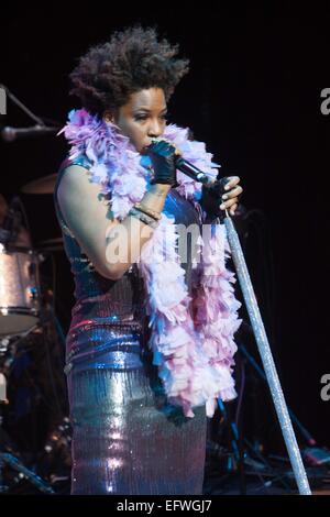 Macy Gray Durchführung im Teatro Amboss, Basingstoke, Großbritannien Stockfoto