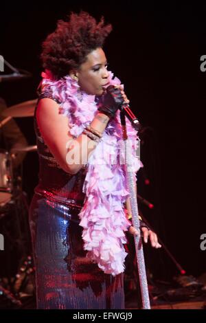 Macy Gray Durchführung im Teatro Amboss, Basingstoke, Großbritannien Stockfoto