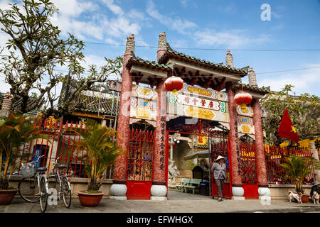 Kantonesisch-Montagehalle (Quang Trieu), Hoi an, Vietnam. Stockfoto