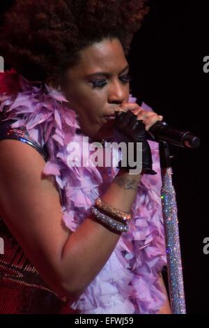 Macy Gray Durchführung im Teatro Amboss, Basingstoke, Großbritannien Stockfoto