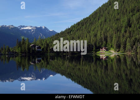 En Route Tour du Montblanc auf Alpen 2013 Stockfoto