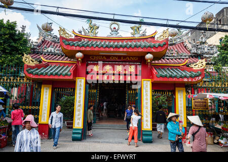 Quan-Am-Pagode in Cholon (Chinatown), Ho-Chi-Minh-Stadt (Saigon), Vietnam. Stockfoto