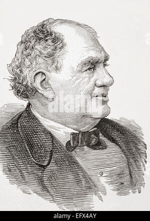 Phineas Taylor Barnum, 1810 – 1891.  Amerikanischen Showman und Geschäftsmann und Gründer des Zirkus Barnum & Bailey. Stockfoto