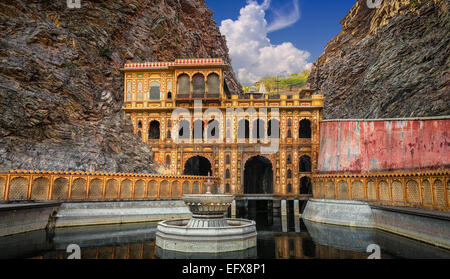 Galtaji, Affentempel, Jaipur. Stockfoto