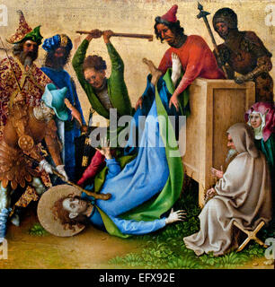 DIE MARTYRIEN der Apostel 1435 STEFAN LOCHNER 1400 oder 1410 – 1451 Deutsch Deutschland (Detail) Stockfoto