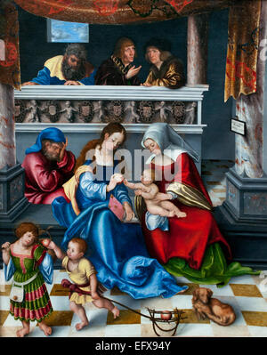 heilige Sippe Lucas Cranach der Ältere (1472-1553) Deutschland Stockfoto