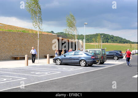 Gloucester Liniendienste Kreuzungen 11a und 12 des M5, am Stadtrand von Gloucester. Die Service-Station, im Besitz und oper Stockfoto