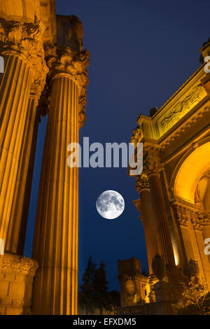 PALACE OF FINE ARTS PRESIDIO NATIONAL PARK SEENPLATTE MARINA SAN FRANCISCO KALIFORNIEN, USA Stockfoto