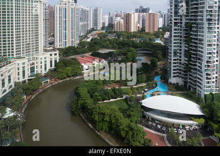 Singapur, Fluss von Riverview hotel Stockfoto