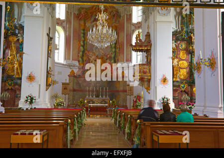 Friedberg, Wallfahrtskirche Herrgottsruh, Schwaben, Bayern, Aichach-Friedberg Landkreis, Deutschland, Europa. Stockfoto