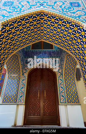 Die iranische Moschee in Satwa Dubai Vereinigte Arabische Emirate Stockfoto