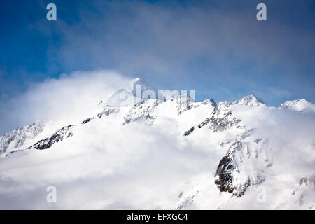 Berggipfel in Tirol Alpen Stockfoto