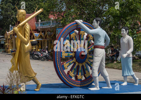 Thailand, Koh Samui, Choeng Mon Tempel Stockfoto