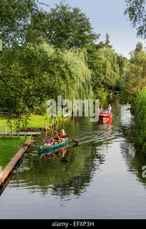 Klein-Venedig, Canal in Berlin Rahnsdorf, Stockfoto