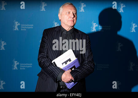 Berlin, Deutschland. 11. Februar 2015. Peter Greenaway während der "Eisenstein in Guanajuato" Photocall auf der 65. Berlin International Film Festival/Berlinale 2015 am Februar 11, 2014/Bild Allianz Credit: Dpa picture-Alliance/Alamy Live News Stockfoto