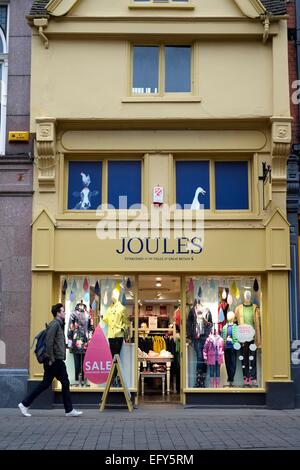 Joules shop 11 Bridlesmith Tor, Nottingham NG1 2GR England UK Stockfoto