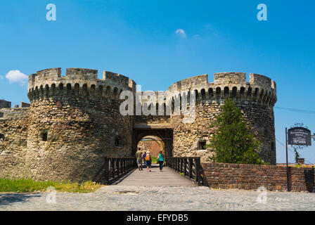 Zindan Tor, Kalemegdan Festung Park, Belgrad, Serbien, Südosteuropa Stockfoto