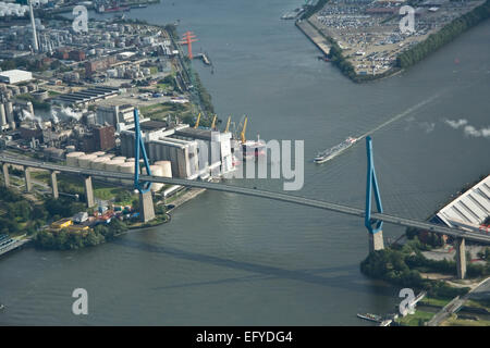 Luftaufnahme, Hafen Hamburg, Hamburg, Deutschland, Stockfoto